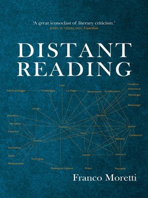 cover image of Distant Reading